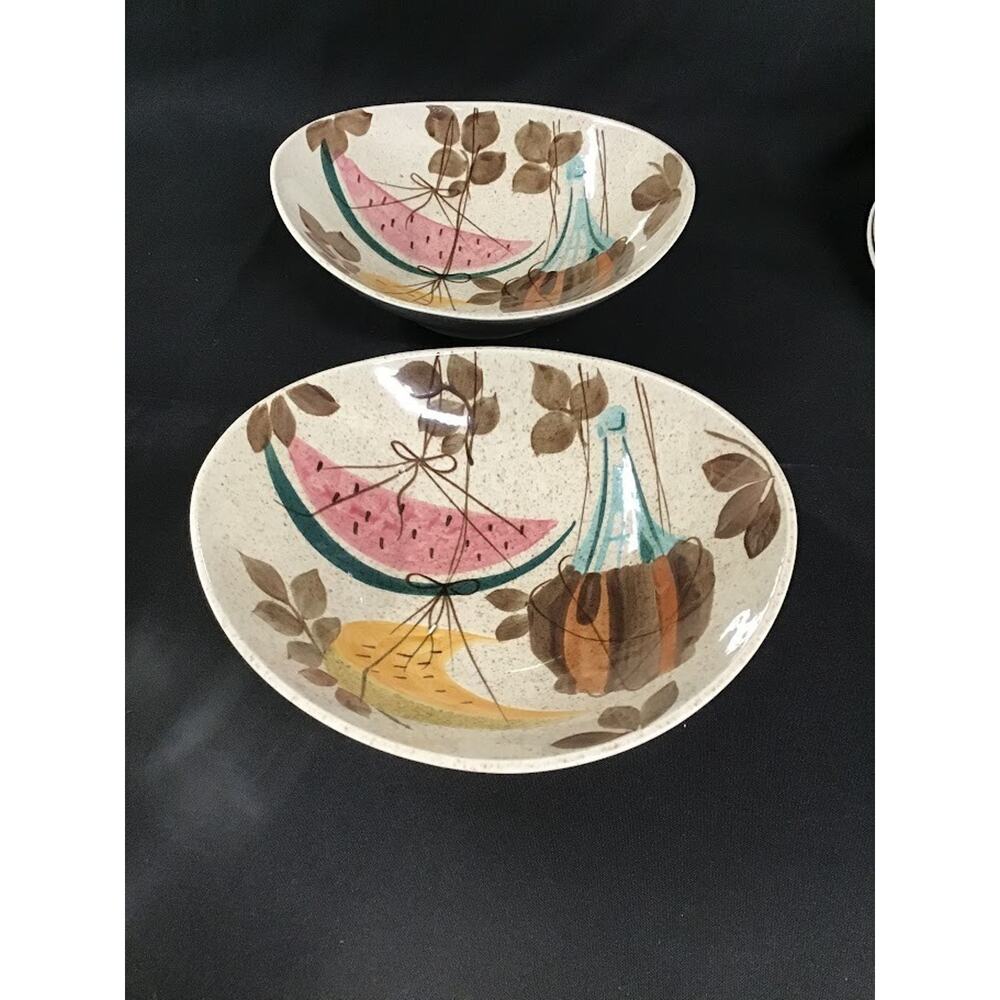 RED WING POTTERY TAMPICO PATTERN 9" Oval Serving Bowl (2 Available)
